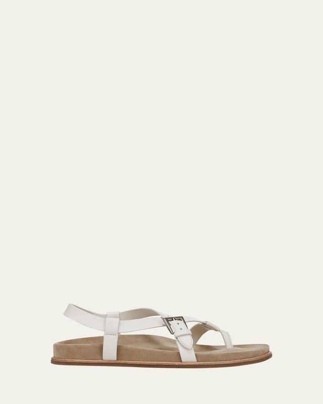 Franca Leather Strappy Sandals